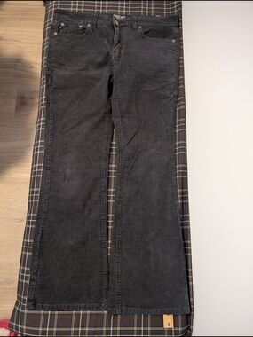 Polo Jeans Co Black Corduroy Pants 10